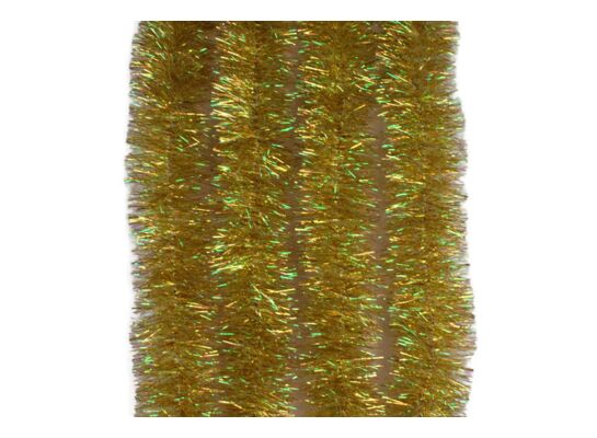 Girlanda dwukolorowa tęczowo - złota Ø7 cm, 2 m 