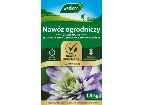 Nawóz ogrodniczy Growmore 1,5 kg Westland