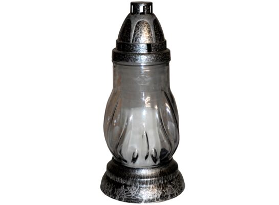 Znicz szklany mix kolorów 24 cm ADMIT