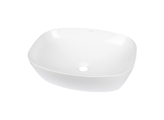 Umywalka nablatowa KR 640 WH biała KERRA