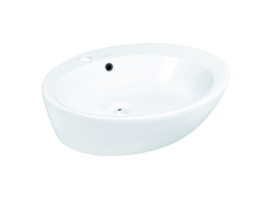 Umywalka nablatowa KR-726 biała KERRA