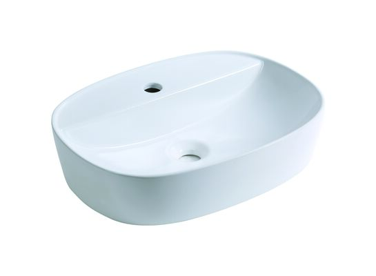 Umywalka nablatowa KR-860 biała KERRA