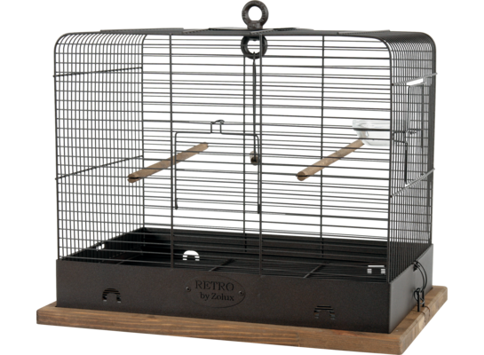 Klatka Retro Celestine dla ptaków 34 x 27 x 44 cm czarny ZOLUX