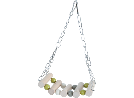 Mostek drewniany na metalowym łańcuszku ZOLUX