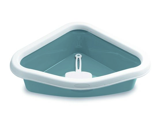 Kuweta narożna SPRINT 54 x 40 x 14 cm niebieska ZOLUX