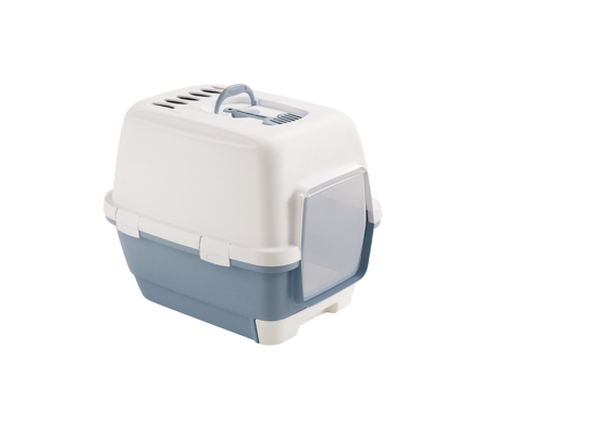 Toaleta CATHY Clever and Smart z filtrem 44,5 x 58,5 x 48 cm niebieska ZOLUX