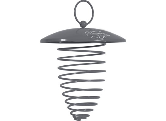 Spirala z daszkiem na kule tłuszczowe - grafitowa ZOLUX