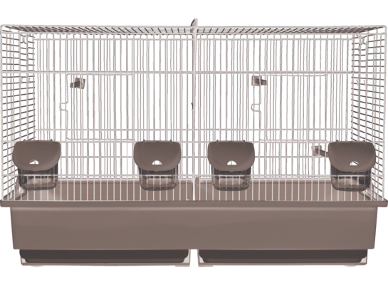 Klatka ELEVAGE lęgowa 700 x 400 x 440 mm czarno-szary ZOLUX