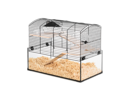 Klatka Neo Panas XL ze szklaną kuwetą czarny ZOLUX