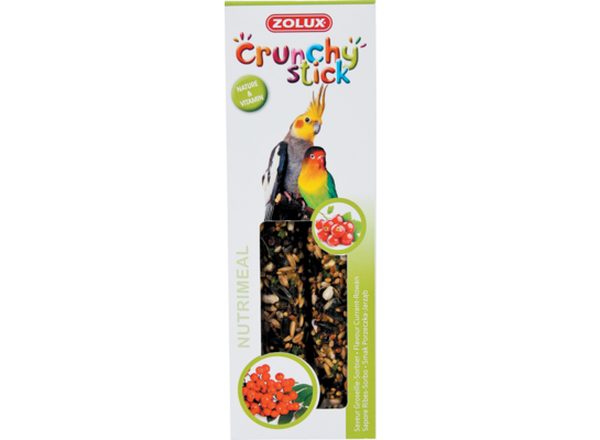 Pokarm dla dużych papug porzeczka/jarzębina CRUNCHY STICK 115 g ZOLUX