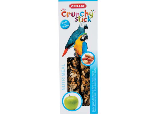 Pokarm dla papug orzech ziemny/jabłko CRUNCHY STICK 115 g ZOLUX