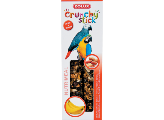 Pokarm dla papug orzech ziemny/banan CRUNCHY STICK 115 g ZOLUX