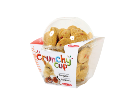 Przysmaki dla gryzonia CRUNCHY CUP CANDY naturalne/z marchewką 200 g ZOLUX