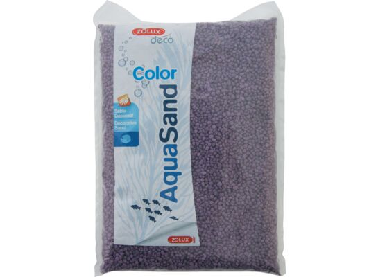 Podłoże akwariowe Aquasand Color ametystowy fiolet 1 kg ZOLUX