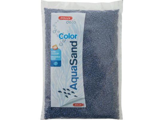 Podłoże akwariowe Aquasand Color błękit ultramarynowy 1 kg ZOLUX