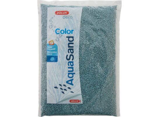 Podłoże akwariowe Aquasand Color neonowy błękit 1 kg ZOLUX