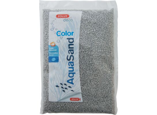 Podłoże akwariowe Aquasand Color pastelowa szarość 1 kg ZOLUX