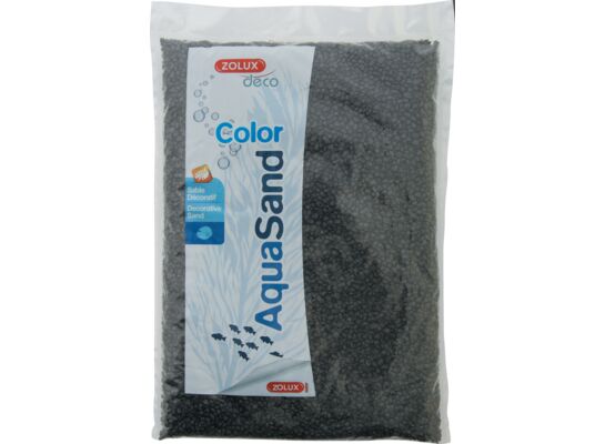Podłoże akwariowe Aquasand Color czerń hebanowa 1 kg ZOLUX