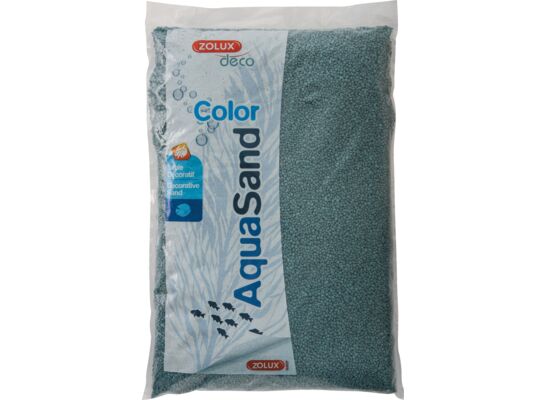 Podłoże akwariowe Aquasand Color neonowy błękit 5 kg ZOLUX