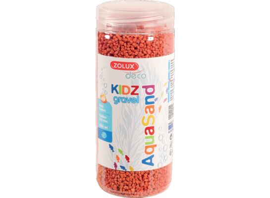 Podłoże akwariowe Aquasand KIDZ Gravel 500 ml kolor pomarańczowy ZOLUX