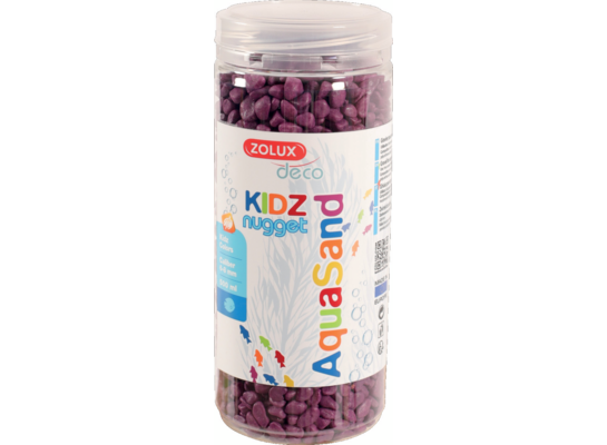 Podłoże akwariowe Aquasand KIDZ Nugget 500 ml kolor fioletowy ZOLUX