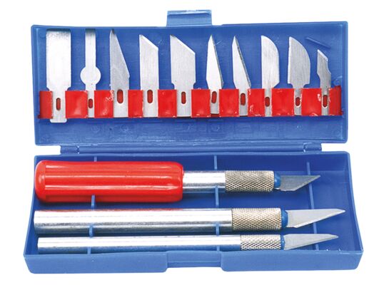 Nożyk modelarski, 16 sztuk Top Tools