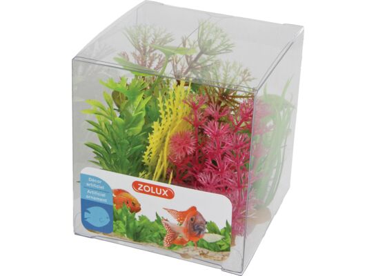 Dekoracje roślinne mix x 6 sztuk zestaw 4 ZOLUX