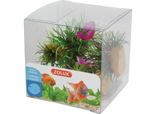 Dekoracje roślinne mix x 4 sztuki zestaw 1 ZOLUX