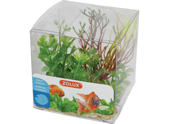 Dekoracje roślinne mix x 4 sztuki zestaw 2 ZOLUX