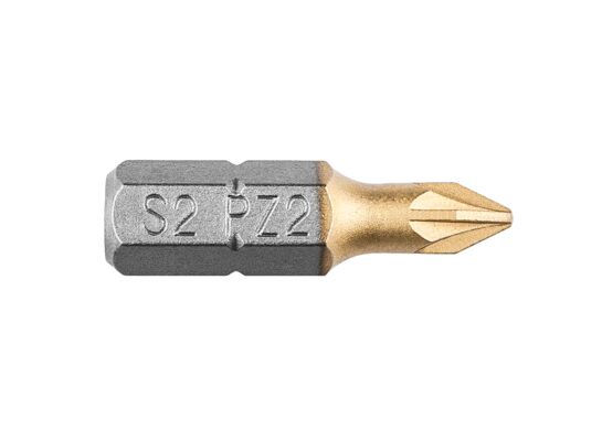 Końcówka wkrętakowa PZ2 x 25 mm, 2 sztuki GRAPHITE