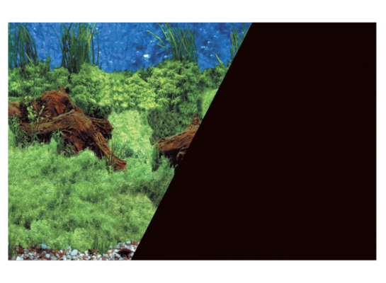 Tło akwariowe dwustronne 30 x 40 cm korzeń/czarne ZOLUX