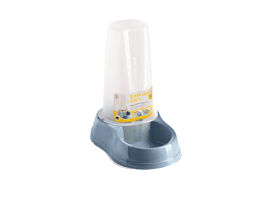 Dystrybutor pokarmu/wody BREAK 0,65 l niebieski ZOLUX