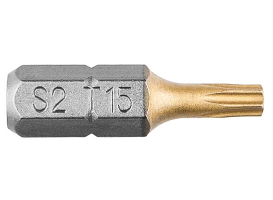 Końcówka wkrętakowa TX15 x 25 mm, 2 sztuki GRAPHITE