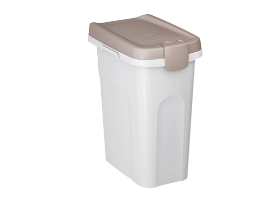 Pojemnik na żywność 15 l 33 x 22 x 41 cm biały/jasnobrązowy ZOLUX