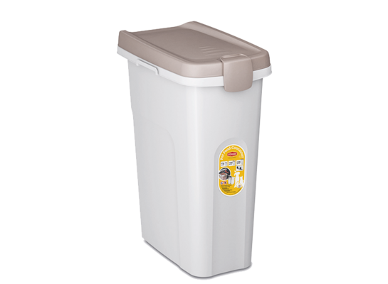 Pojemnik na żywność 25 l 39 x 24 x 51 cm biały/jasnobrązowy ZOLUX 