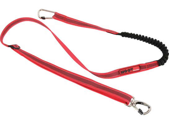 Smycz MOOV do biegania z amortyzatorem czerwony ZOLUX