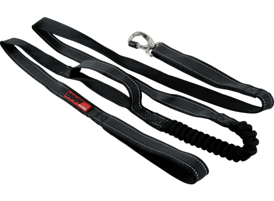 Smycz MOOV z uchwytem czarny ZOLUX