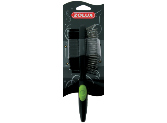 Podwójna szczotka plastikowa mała ZOLUX