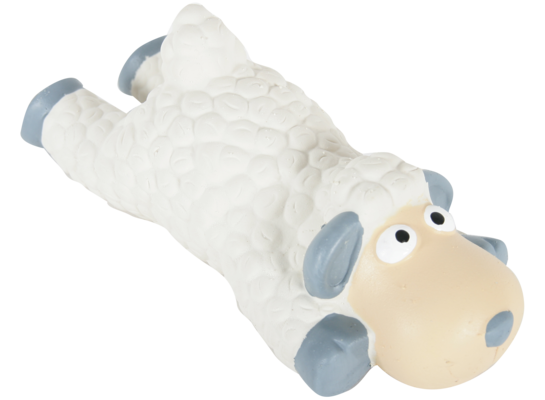 Zabawka lateksowa leżąca owieczka 16 cm ZOLUX