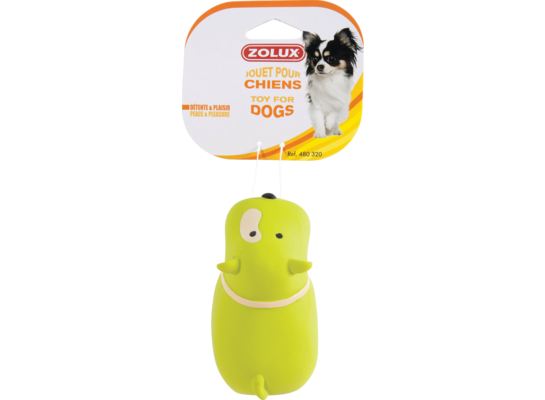 Zabawka z lateksu pies 11 cm, różne wzory i kolory ZOLUX