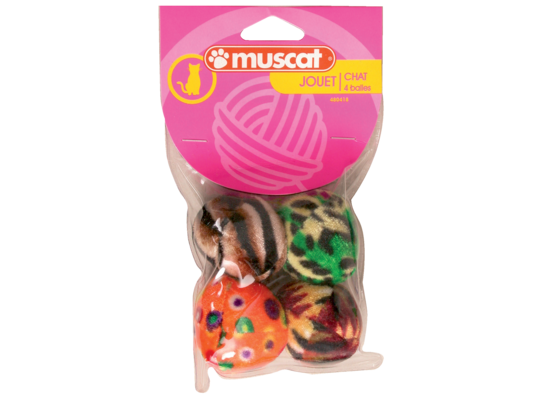 Zestaw 4 piłek wielokolorowych ZOLUX