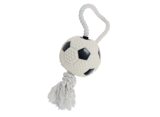 Zabawka piłka nożna ze sznurkiem ZOLUX