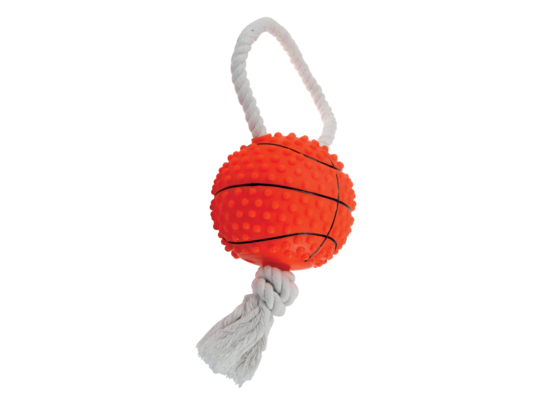 Zabawka piłka do koszykówki ze sznurkiem ZOLUX