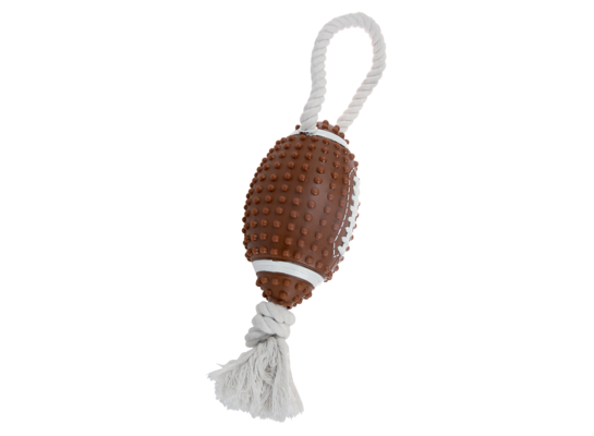 Zabawka piłka do rugby ze sznurkiem ZOLUX