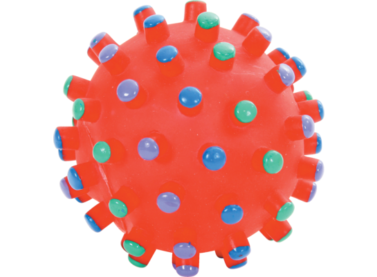 Zabawka winylowa Piłka z wypustkami 9 cm ZOLUX