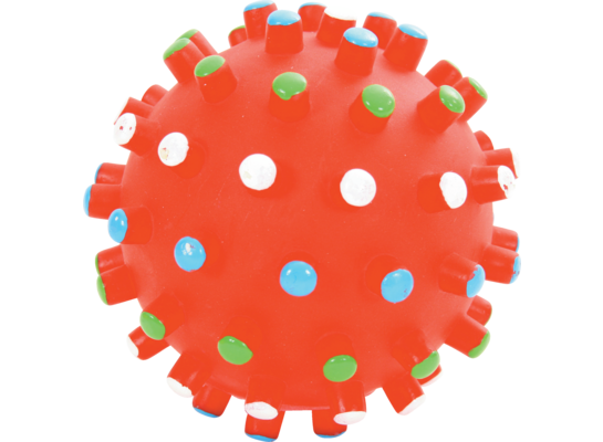 Zabawka winylowa Piłka z wypustkami 10 cm ZOLUX