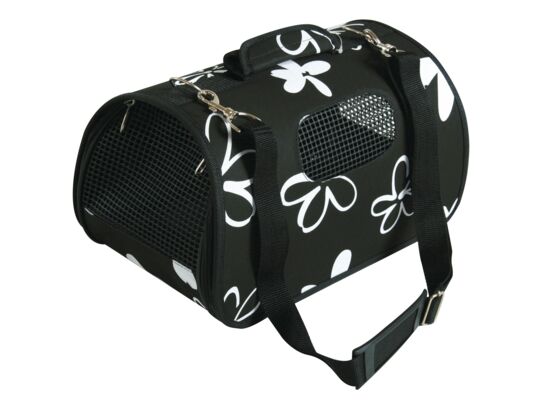 Torba transportowa FLOWER mała czarna ZOLUX