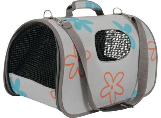 Torba transportowa FLOWER mała szara ZOLUX