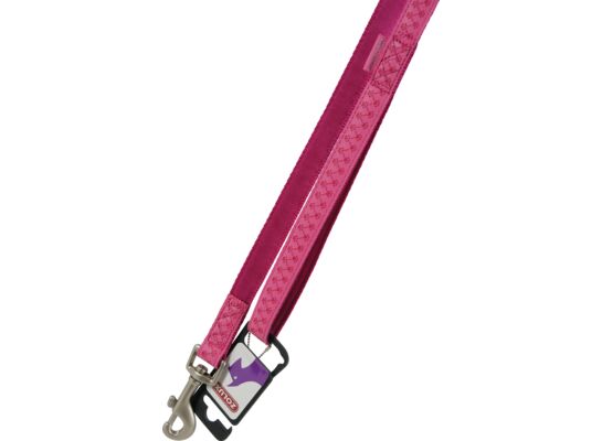 Smycz Mac Leather 15 mm/1,2 m fuksja ZOLUX