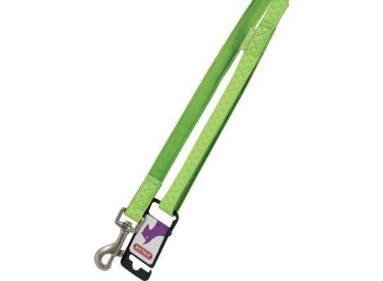 Smycz Mac Leather 20 mm/1,2 m seledynowy ZOLUX